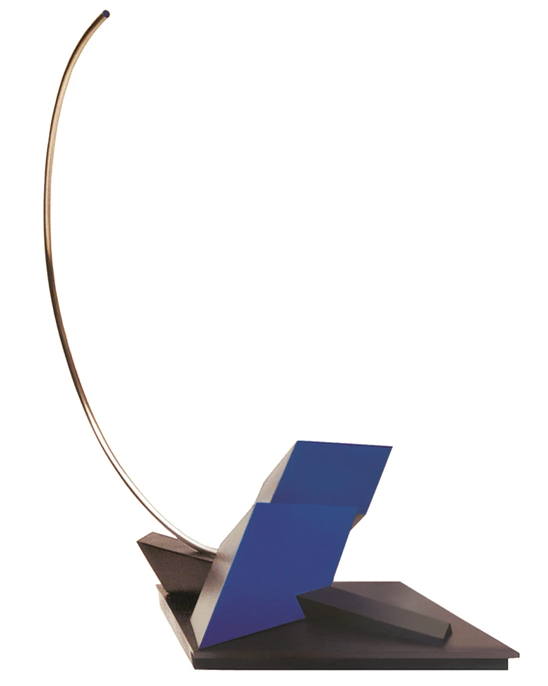 31 Volume Avec Demi Cercle Acier Peint 62x50x25 Cm 2002