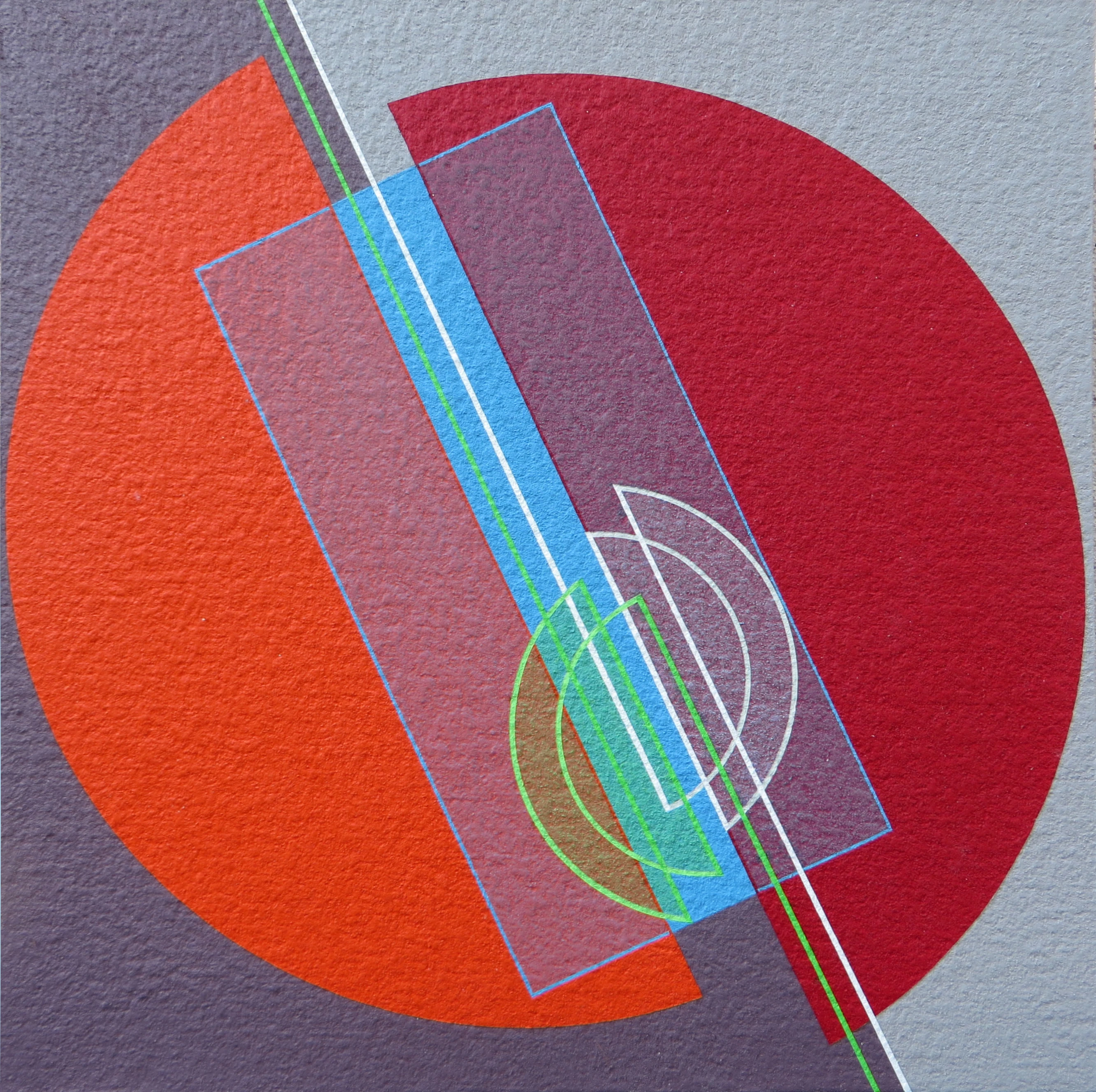 Ligne Descriptive Vert Blanc 36 5x36 5cm Acrylique Sur Carton Arches Sur Pvc 2014