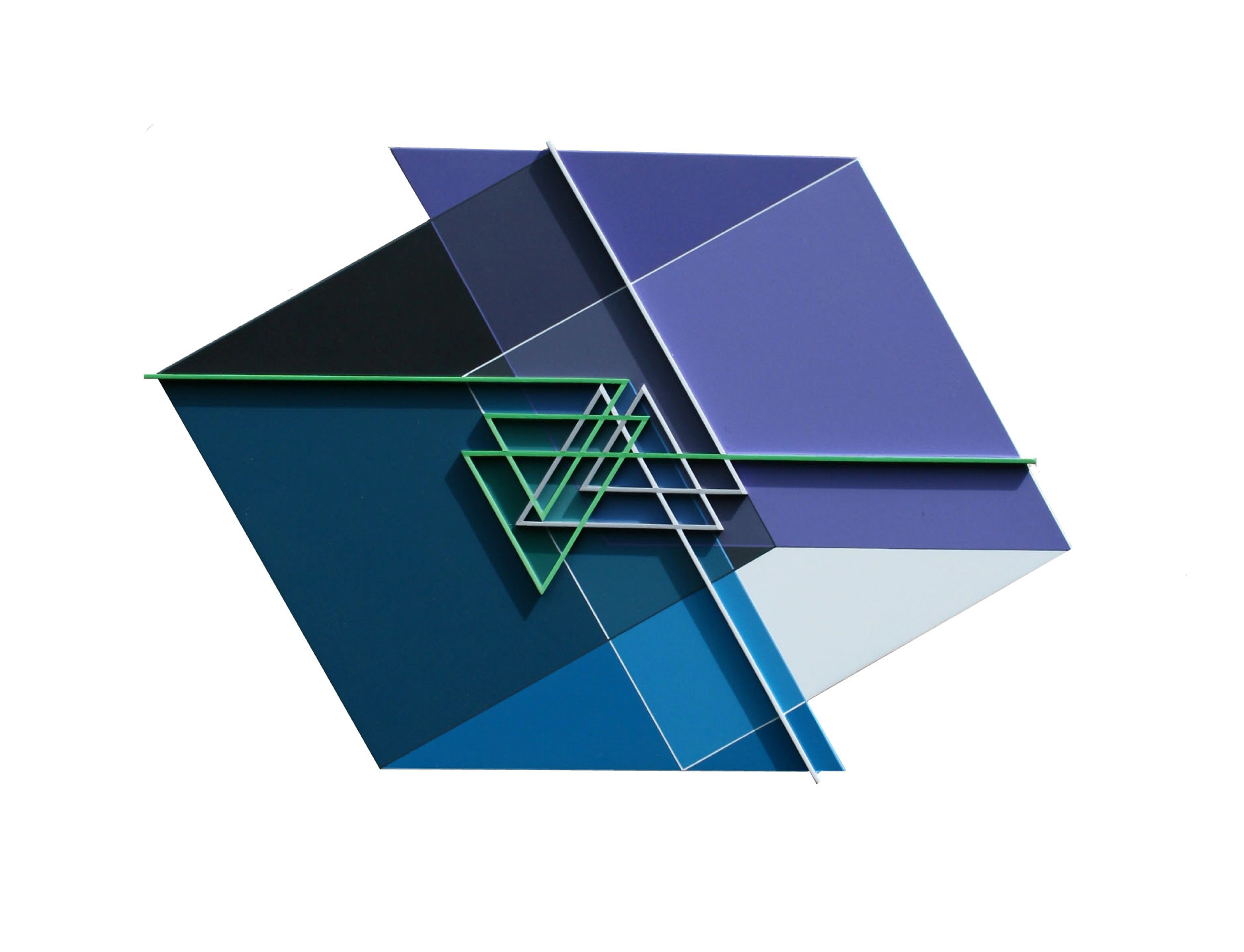 Relie Descriptif Vert Blanc 34x32 Cm Acrylique Sur Pvc 2008 Jpg