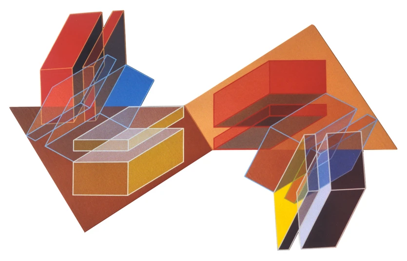 Relief Descriptif Polychrome 64x38 Cm Acrylique Sur P V C Paris 1994 2002