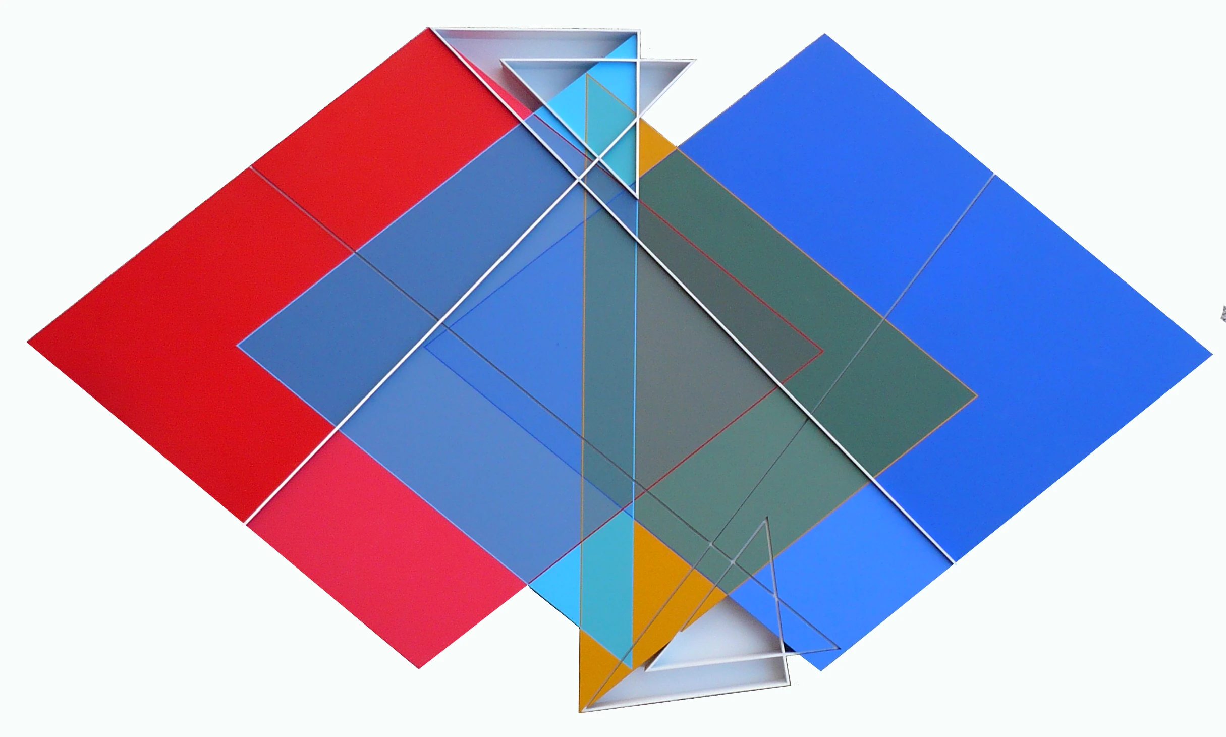 Relief Ligne Descriptive Gris Clair 55 5x98cm Acrylique Sur Pvc 2011 Jpg