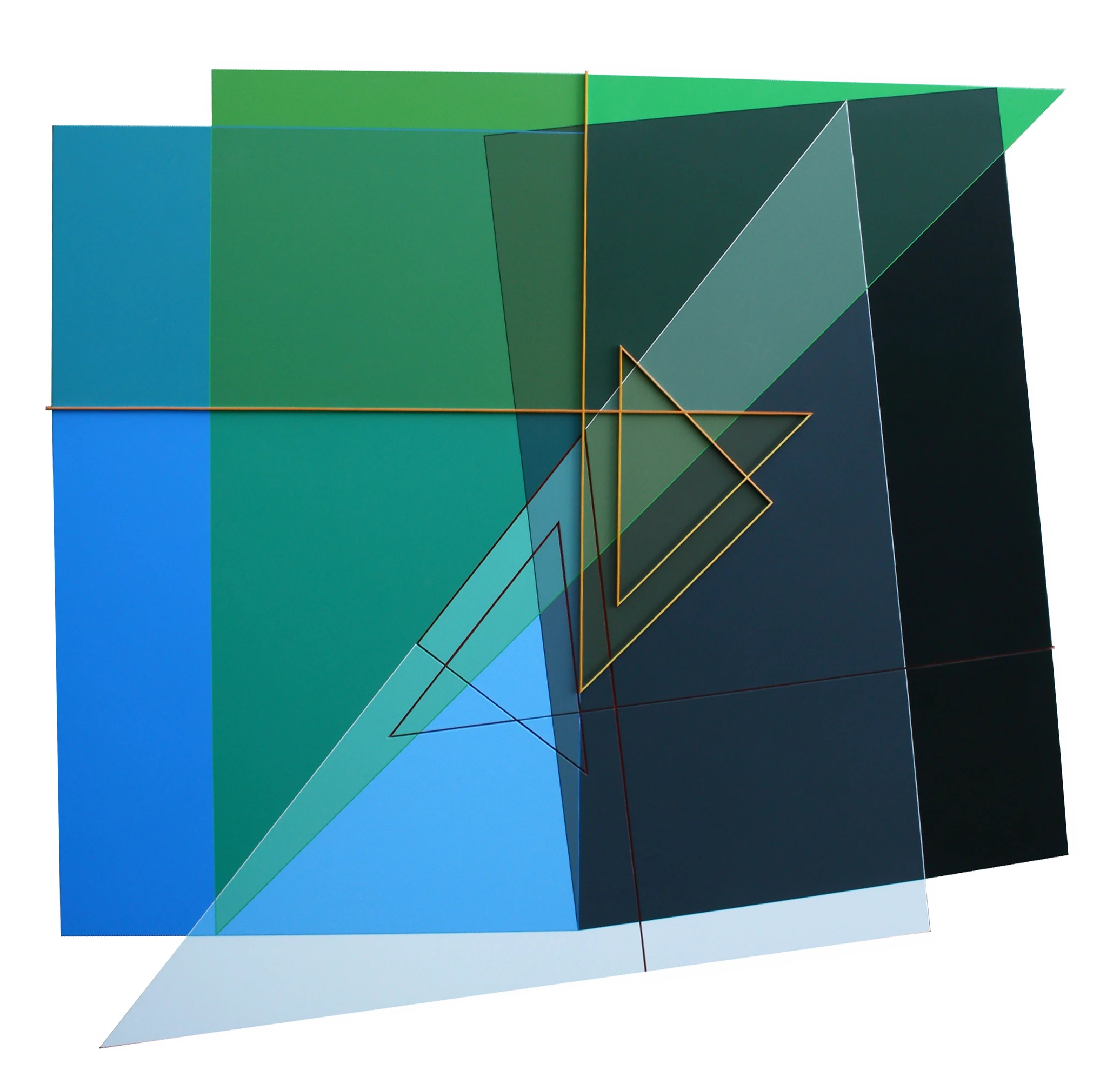 Relief Ligne Descriptive Orange Rouge Acrylique Sur Pvc Paris 2010 95x102 Cm