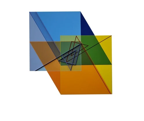 Relief Ligne Descriptive Violet Rouge Acrylique Sur Pvc 39 5x39 5cm Paris 2012 Jpg